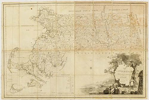 Map of Massachusetts Proper. Compiled from Actual Surveys made by Order of the General Court and under the inspection of Agents of their appointment. 