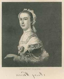 Mercy Otis Warren Line engraving